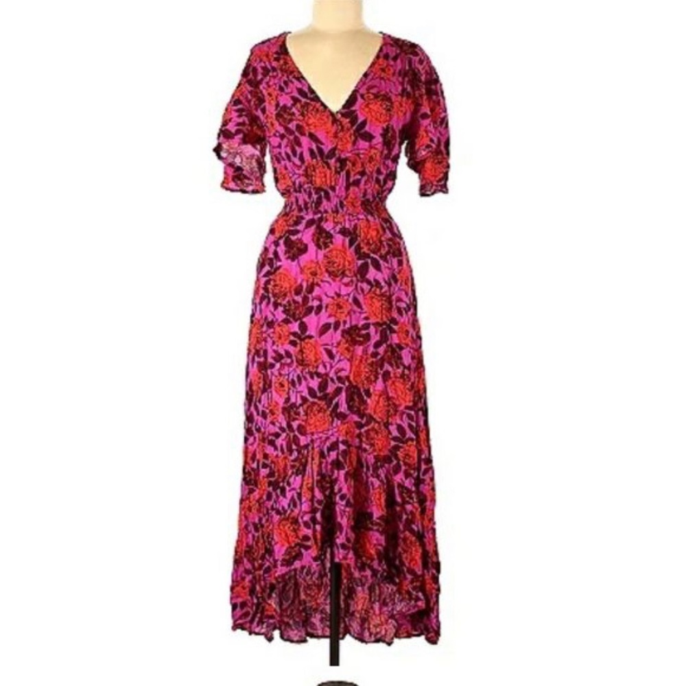 Abel the Label- Red and Fuscia Dress